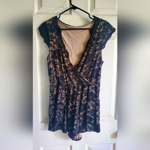 Romper Lace Flowers